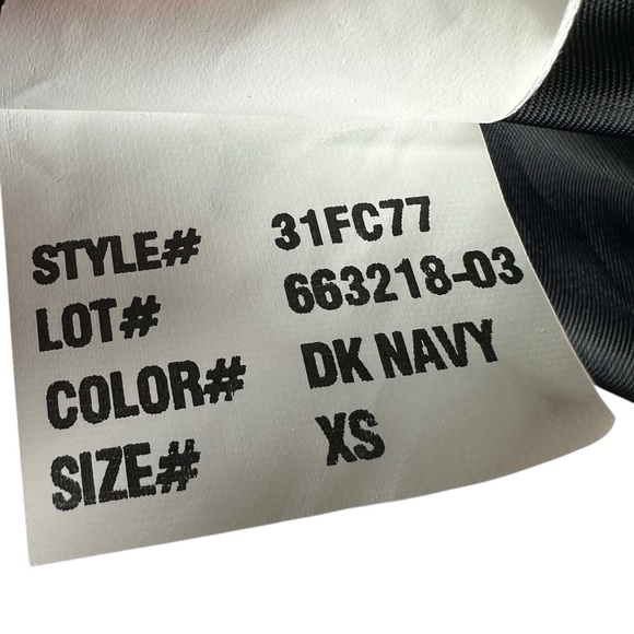 LAUREN RALPH LAUREN Navy Blue Double Breasted Trench Coat Women's XS - Picture 6 of 12